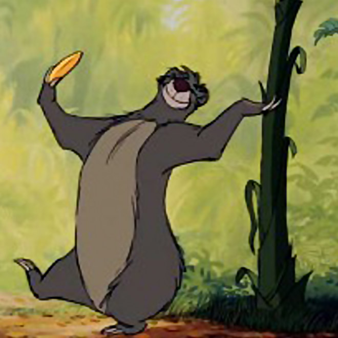Plantilla de meme Baloo Jungle Book