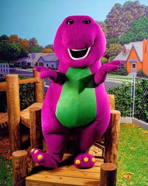 Plantilla de meme Barney the Dinosaur 
