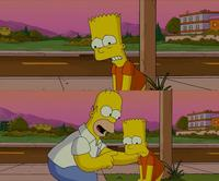 Plantilla de meme bart simpson