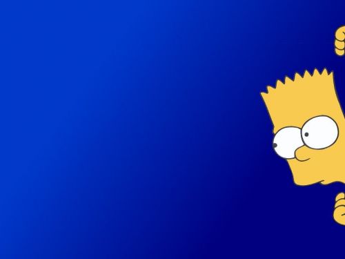 Bart Simpson Peeking meme template