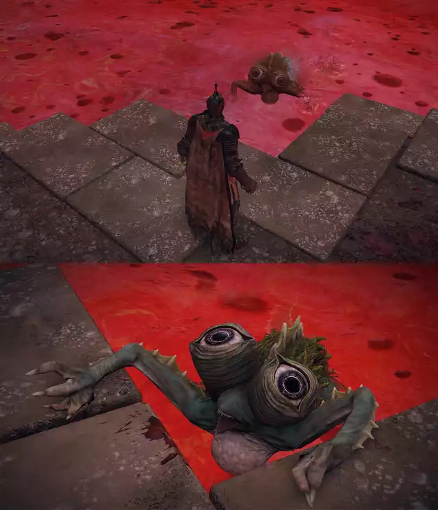 Template meme Basilisk of the Scarlet Rot Lake