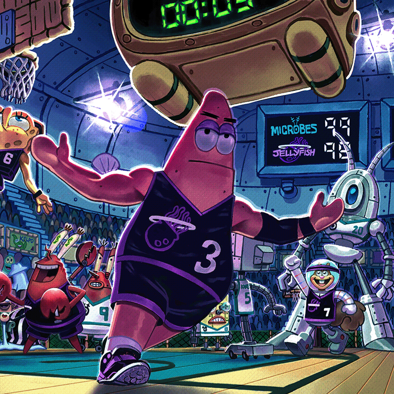 Plantilla de meme Basketball Patrick
