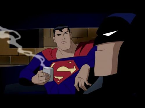 Plantilla de meme Batman And Superman