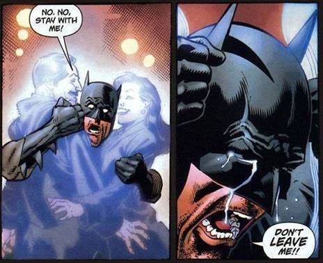 Template meme Batman don't leave me