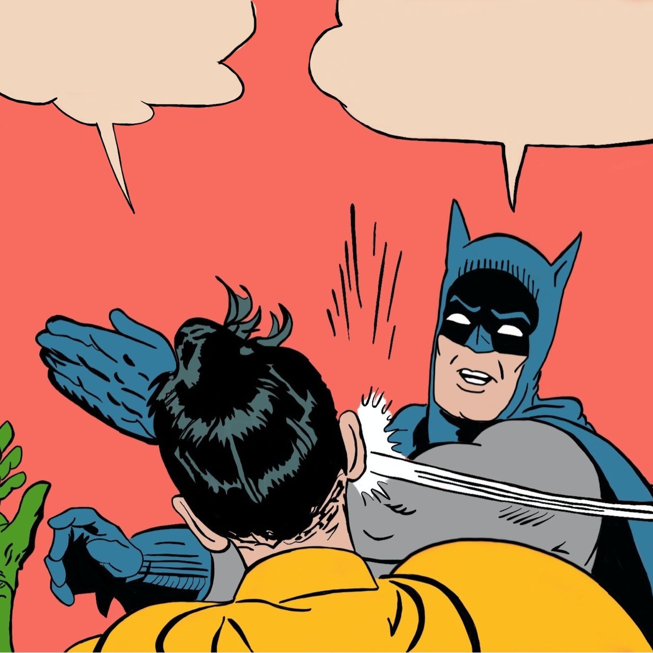 Plantilla de meme Batman Robin