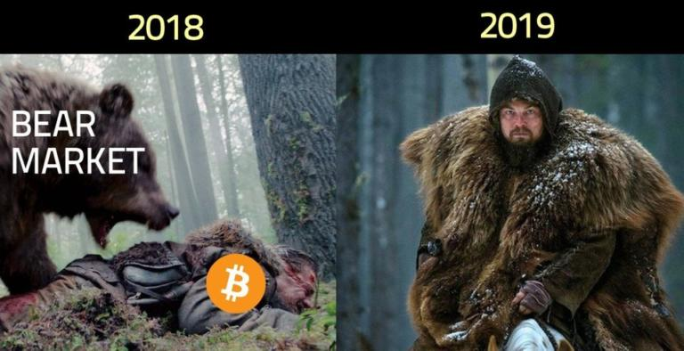 Plantilla de meme bear market di caprio