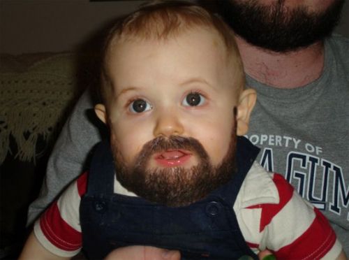 Plantilla de meme Beard Baby