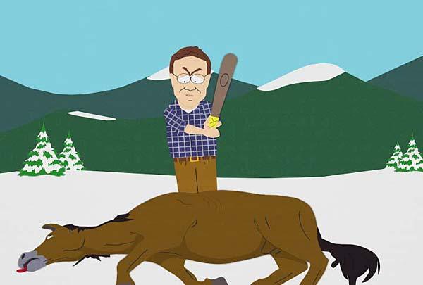 Plantilla de meme Beating a dead horse