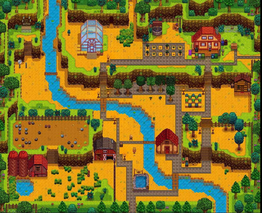 Plantilla de meme Beautiful Stardew Valley farm