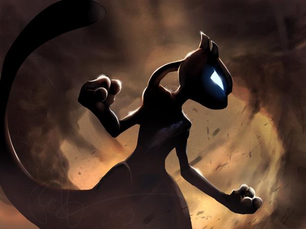 Plantilla de meme Because I'm Mewtwo
