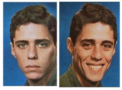 Template meme before after - sad happy face