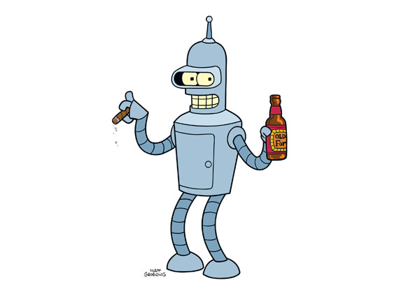 Template meme Bender the Robot