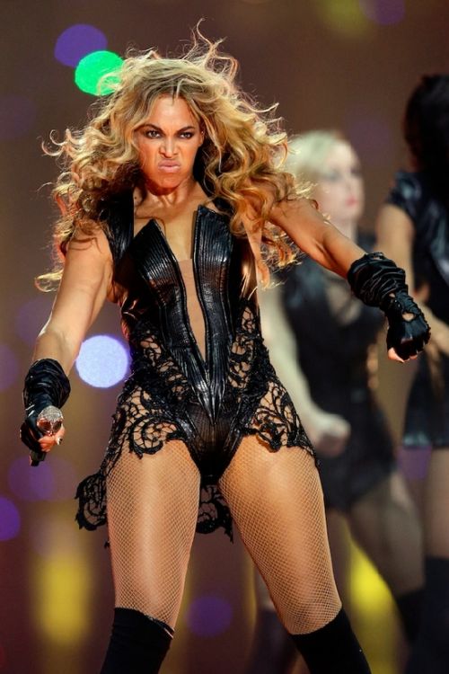 Template meme Beyonce Knowles Superbowl Face