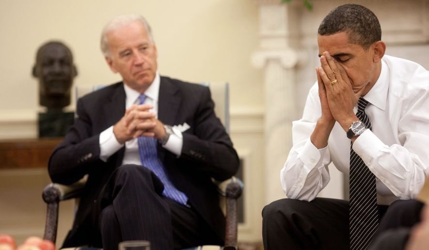 Plantilla de meme Biden Obama