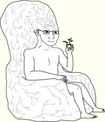 Plantilla de meme Big Brain Wojak