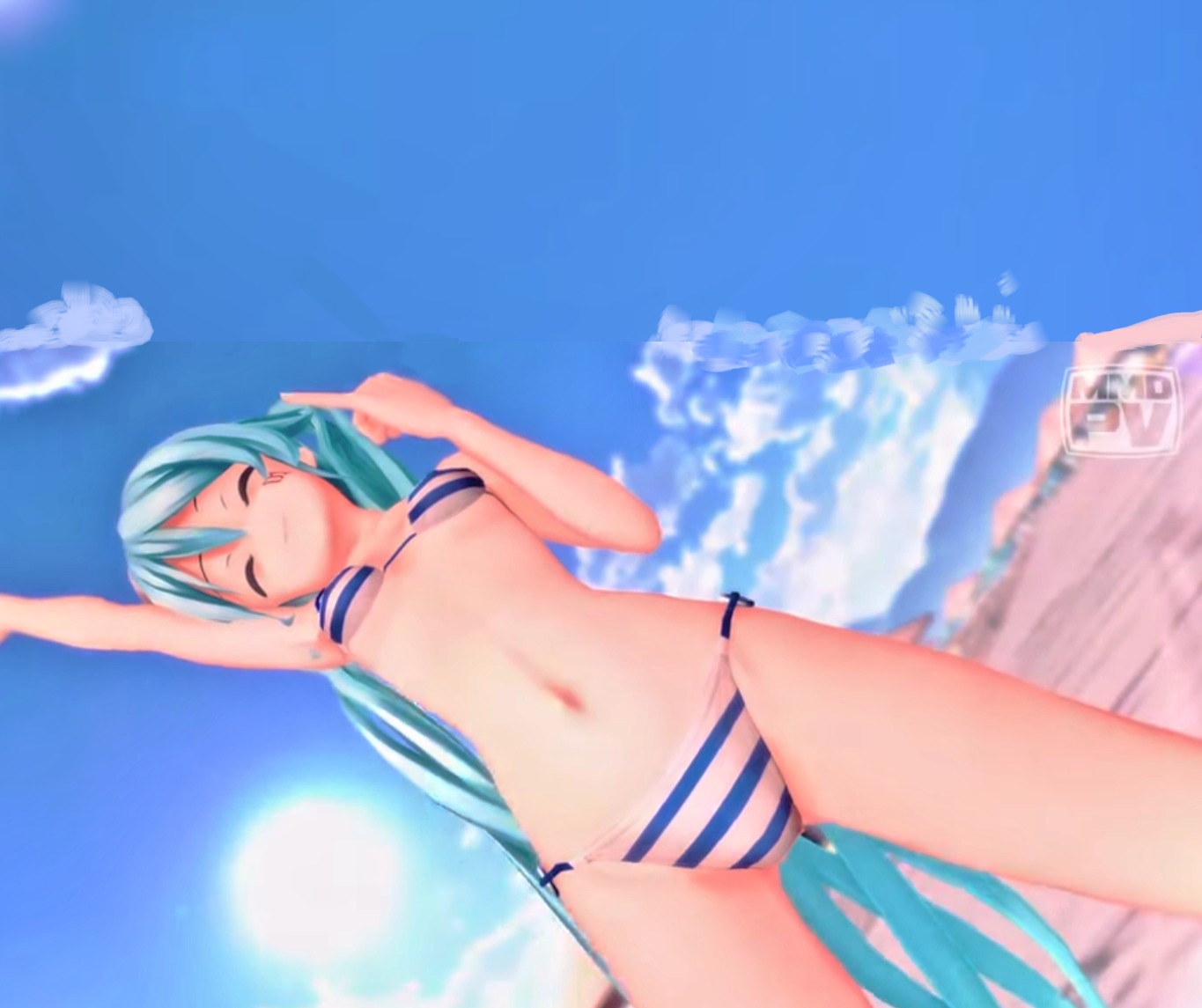 Plantilla de meme Bikini Miku MOUND template