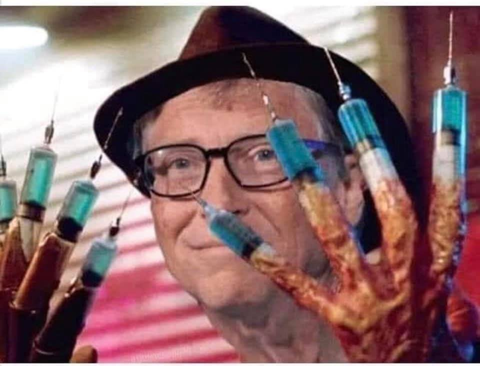 Plantilla de meme bill gates vaccine