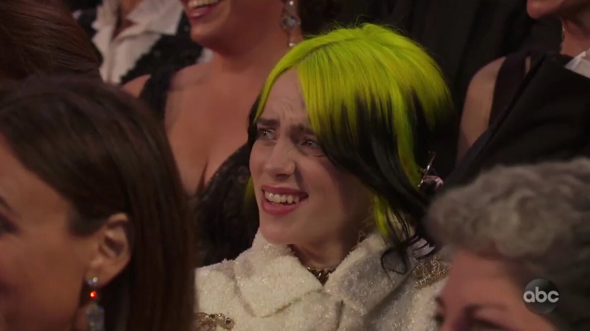Plantilla de meme Billie Eilish Confusion