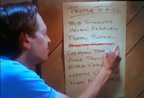 Plantilla de meme Billy Madison-People to Kill List