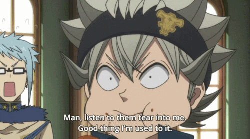 Template meme Black Clover Asta Listen to them tear into me