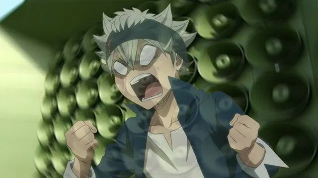 Template meme Black Clover Asta screaming 2