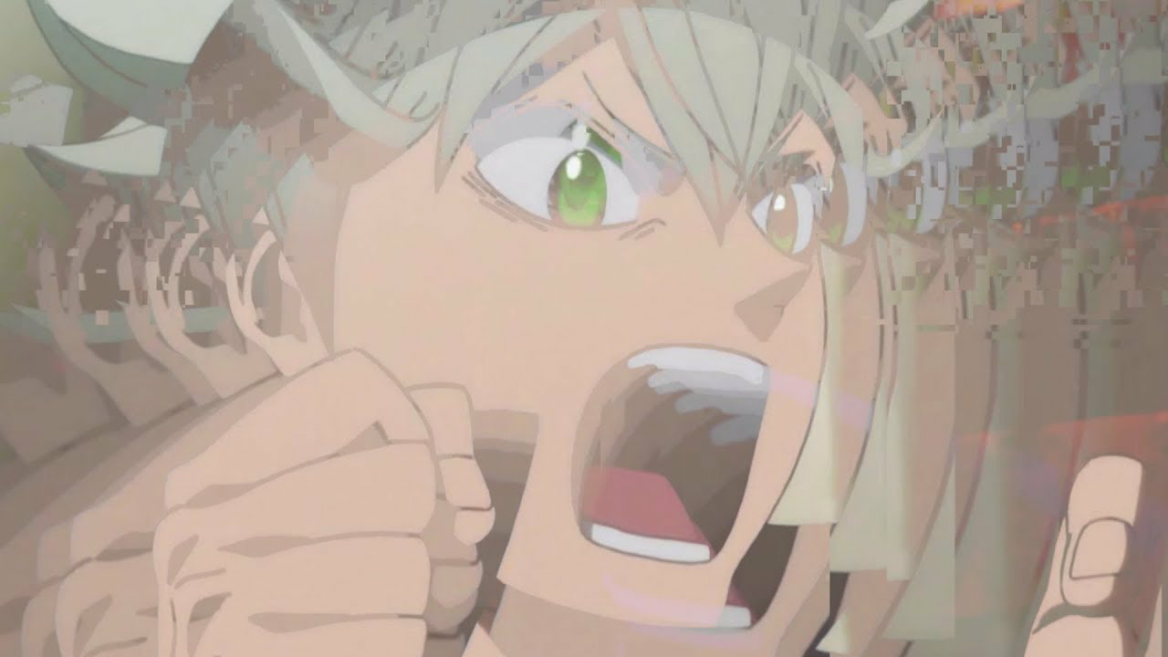 Template meme Black Clover Asta screaming