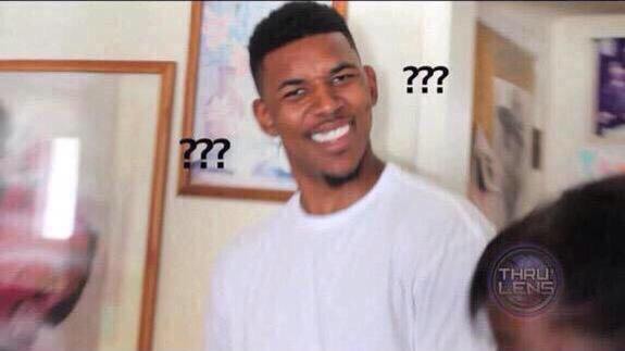 Plantilla de meme Black guy confused