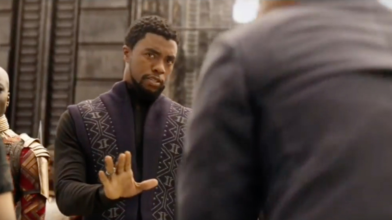 Plantilla de meme black panther