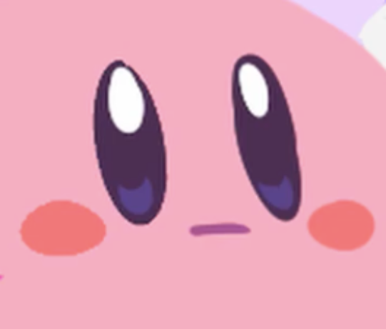 Plantilla de meme Blank Kirby Face