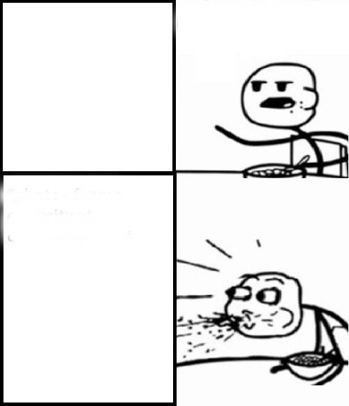 Plantilla de meme blank serial cereal guy