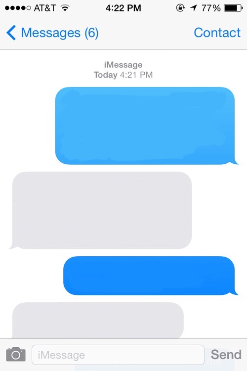 Plantilla de meme Blank Text Conversation Message