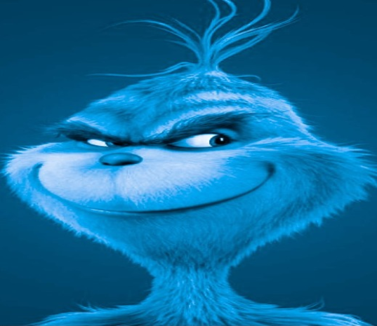 Plantilla de meme Blue Grinch