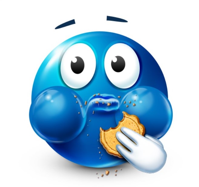 Plantilla de meme Blue guy snacking