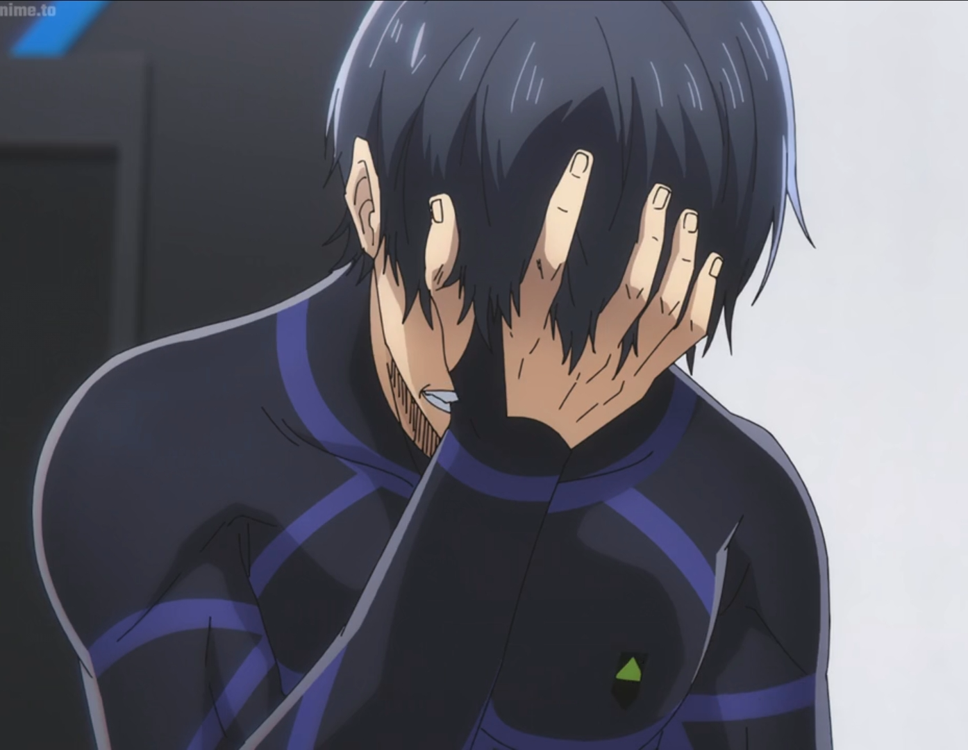 Plantilla de meme Blue Lock Isagi Facepalm