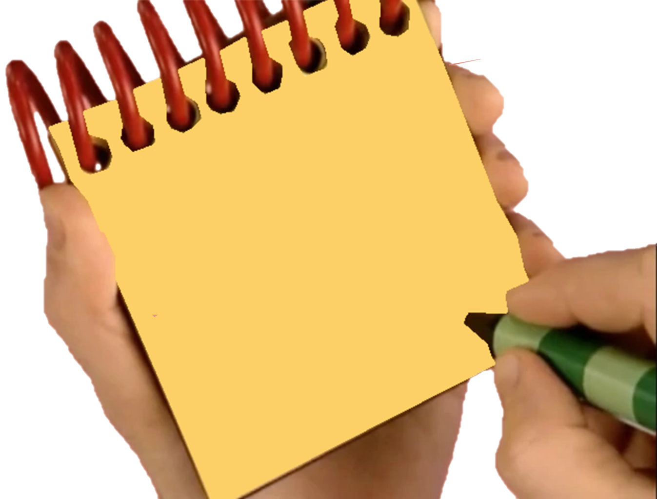 Plantilla de meme blues clues notepad