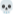 Template meme blurred skull emoji