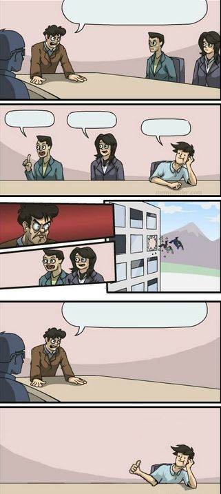 Template meme Boardroom Meeting Sugg 2