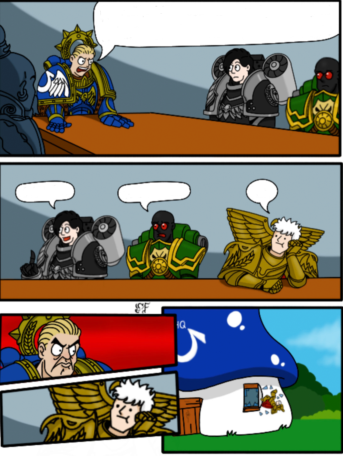 Plantilla de meme Boardroom suggestions meeting (40k)