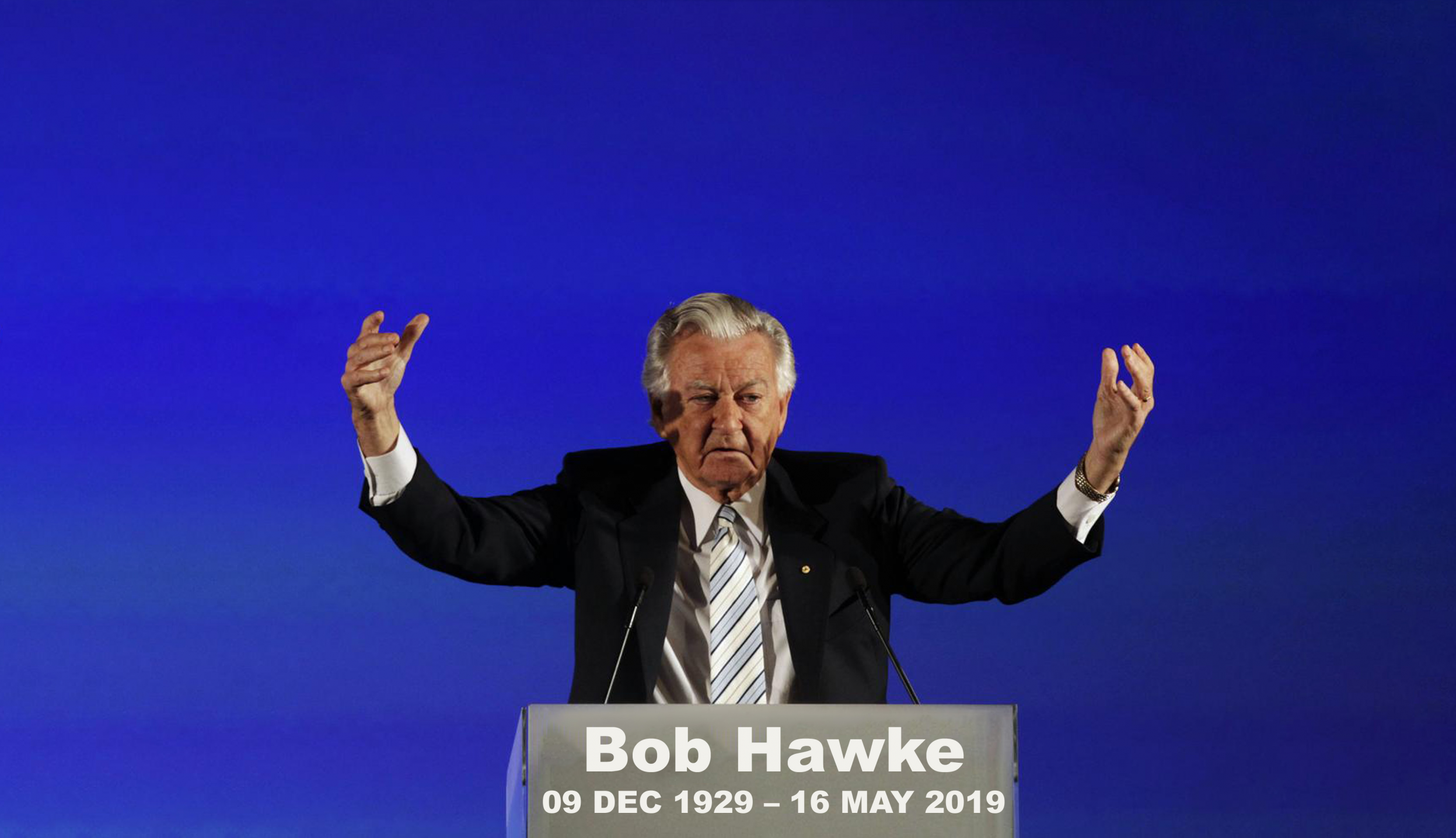 Plantilla de meme Bob Hawke - Blue Screen of Death
