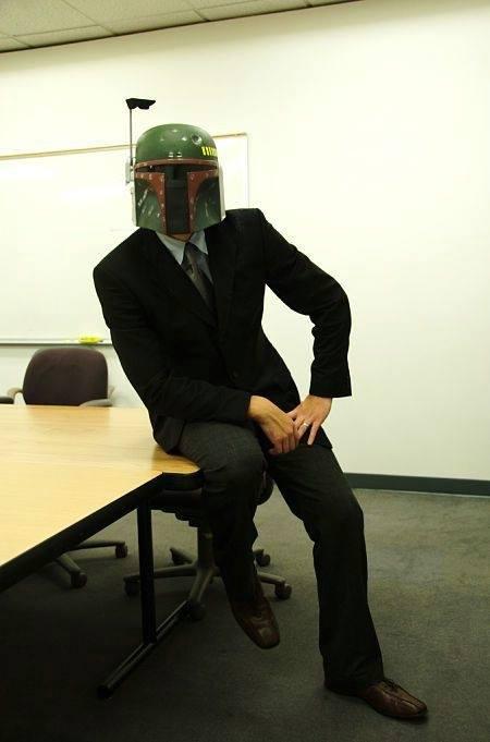 Plantilla de meme boba fett Business