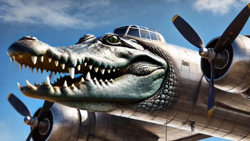 Template meme Bombardiro Crocodilo