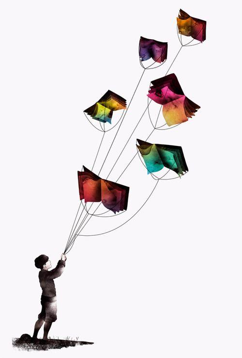 Book kite meme template