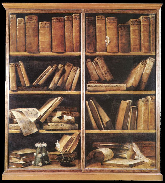 Plantilla de meme BOOKSHELF