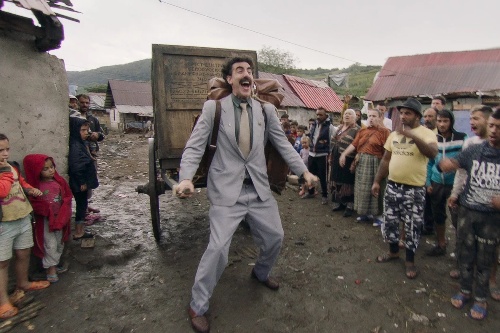 Template meme Borat i go to america