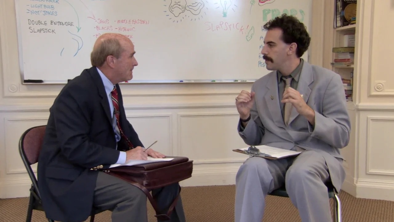 Template meme Borat that suit is black not