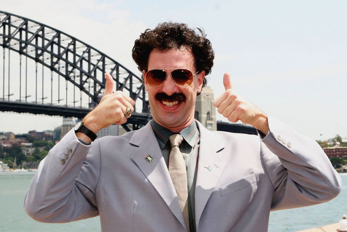 Plantilla de meme Borat Thumbs Up