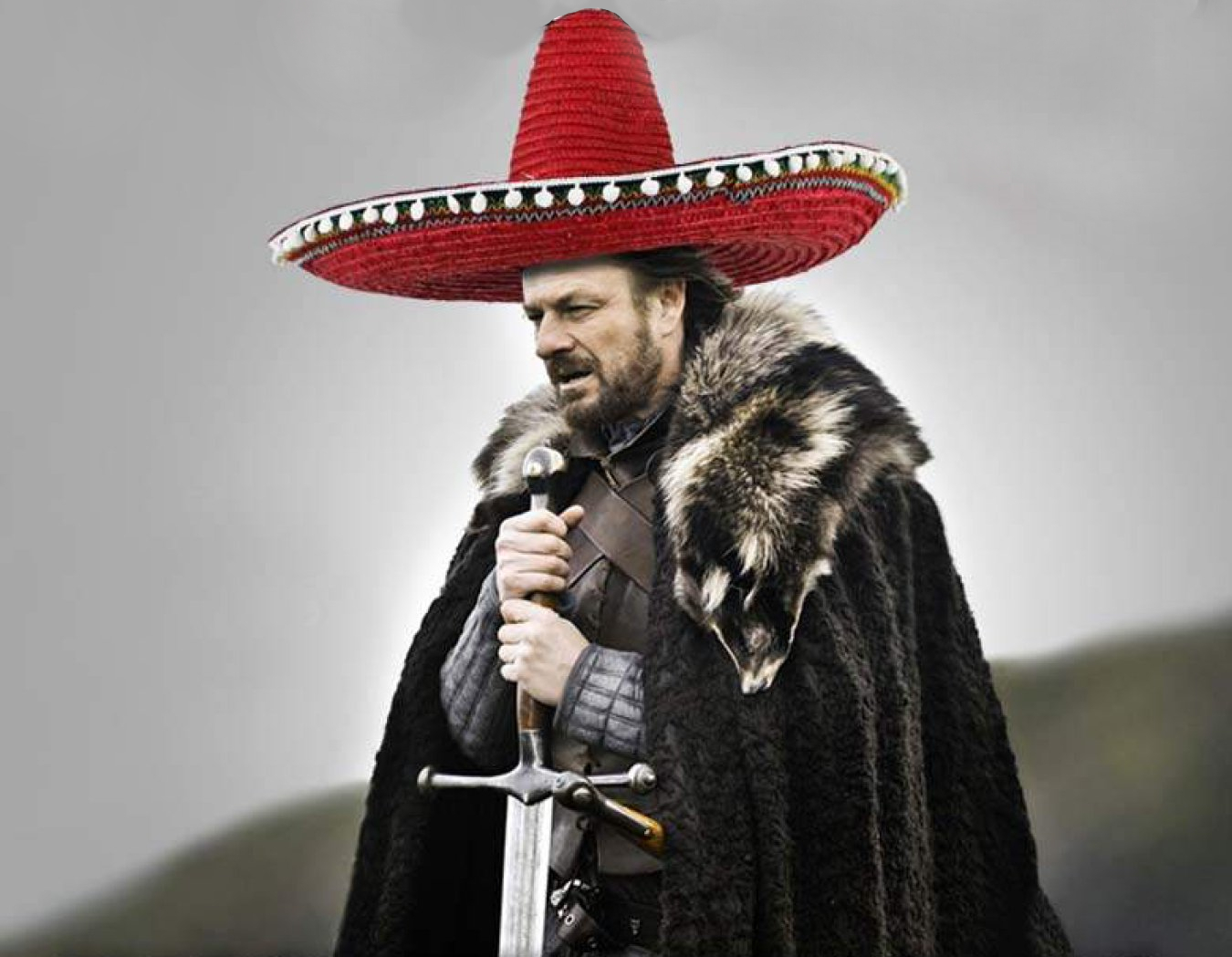 Plantilla de meme brace yourselves sombrero