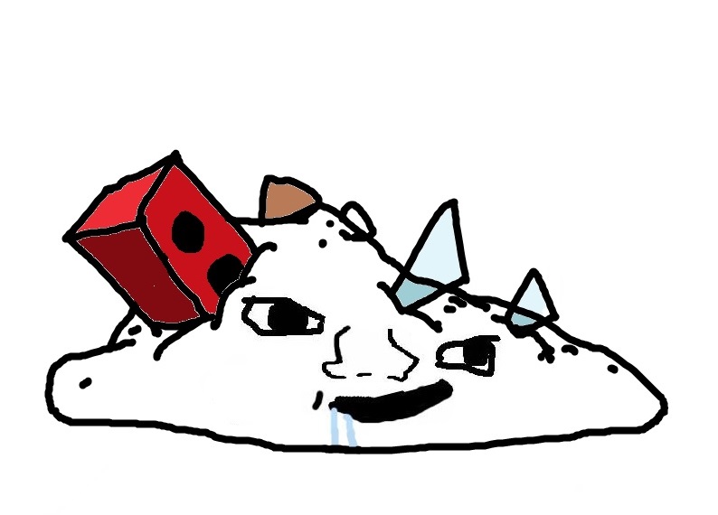 Plantilla de meme Brainlet blob