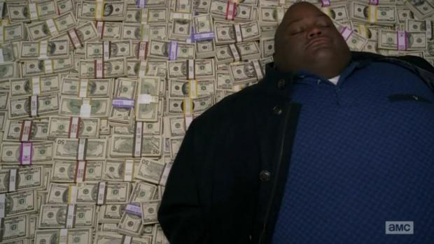 Plantilla de meme Breaking bad money