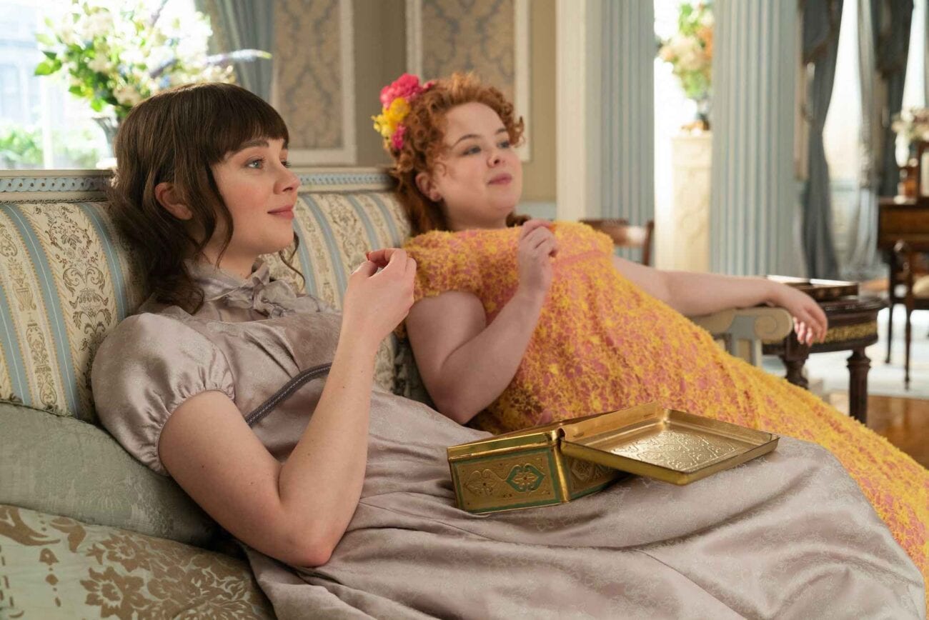 Template meme Bridgerton Eloise & Penelope